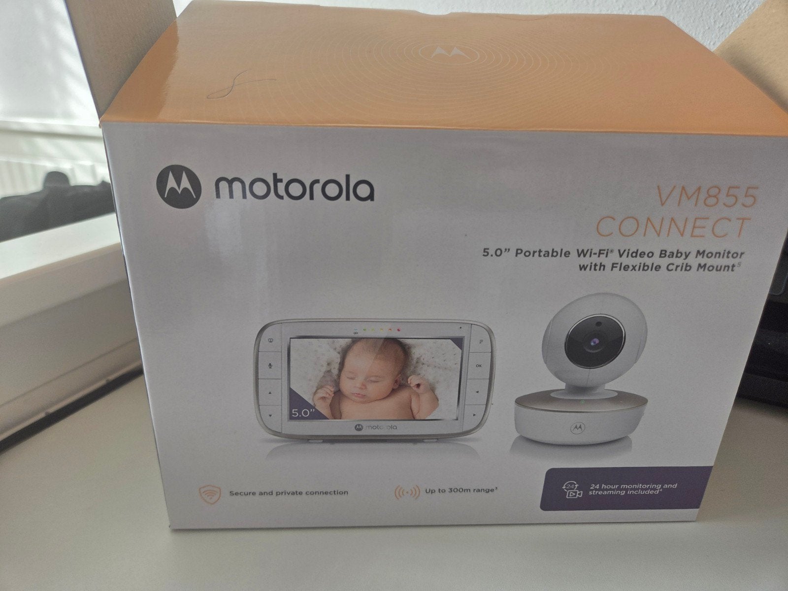 Motorola VM855 Connect Babyfoon met Camera, Ophalen of Verzenden, Nieuw, 250 meter of meer, Camera