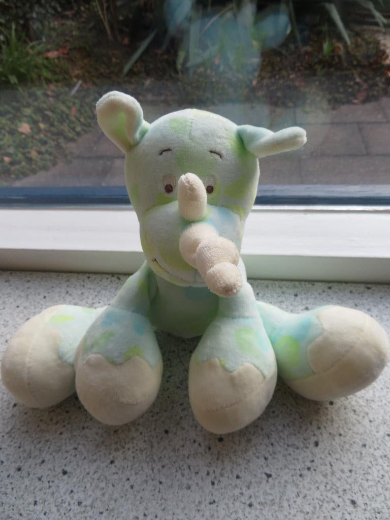 Neushoorn Don Rhino merk Happy Horse meet ca 20 cm, Ophalen of Verzenden, Zo goed als nieuw, Overige typen