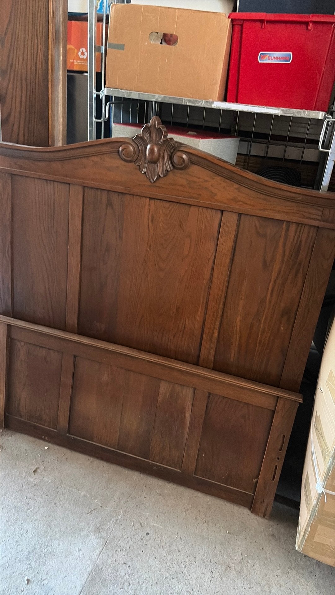 Eiken bed, Ophalen