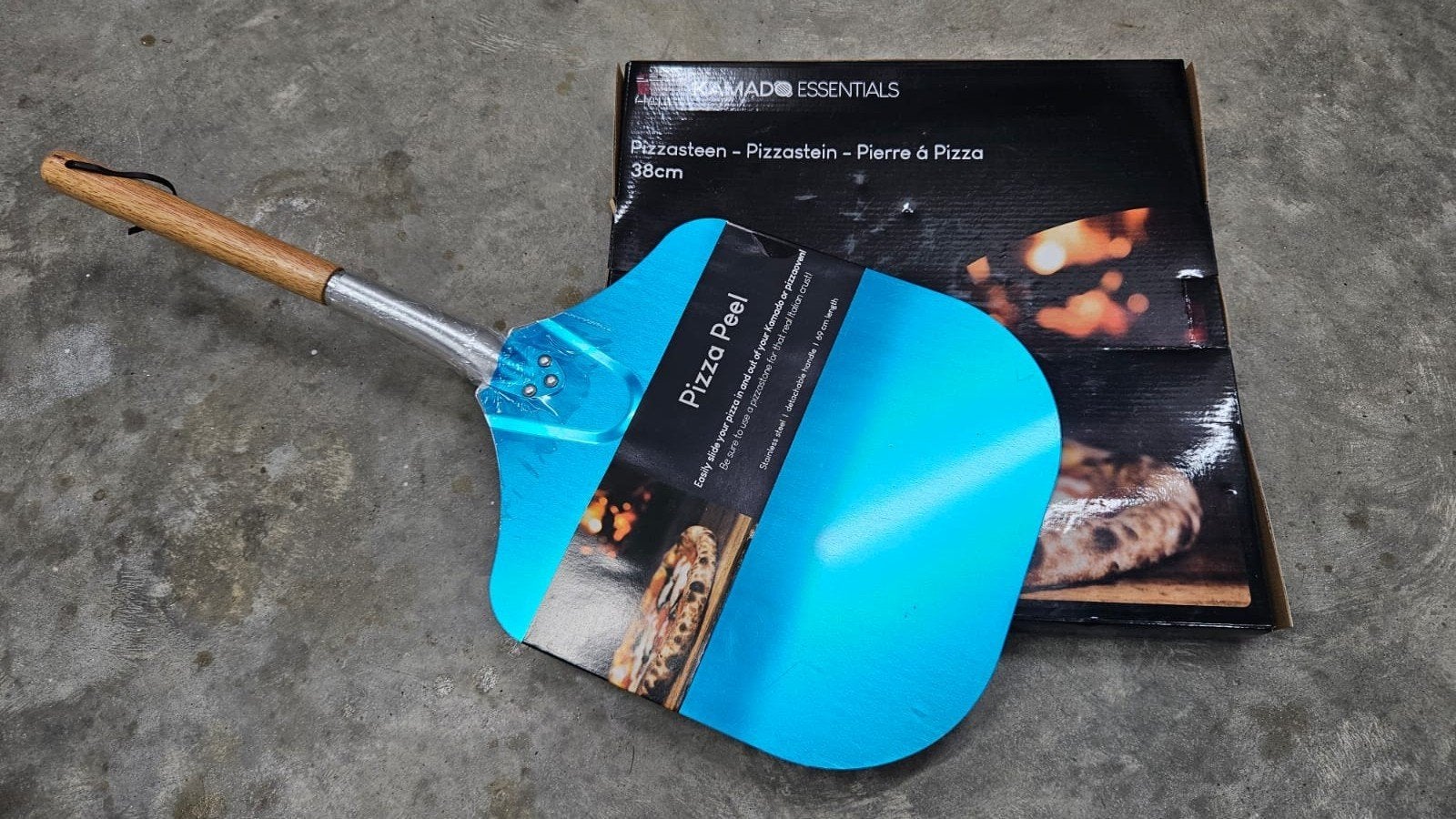 Kamado pizzasteen met pizzaschep, nieuw!, Ophalen, Nieuw, Kamado
