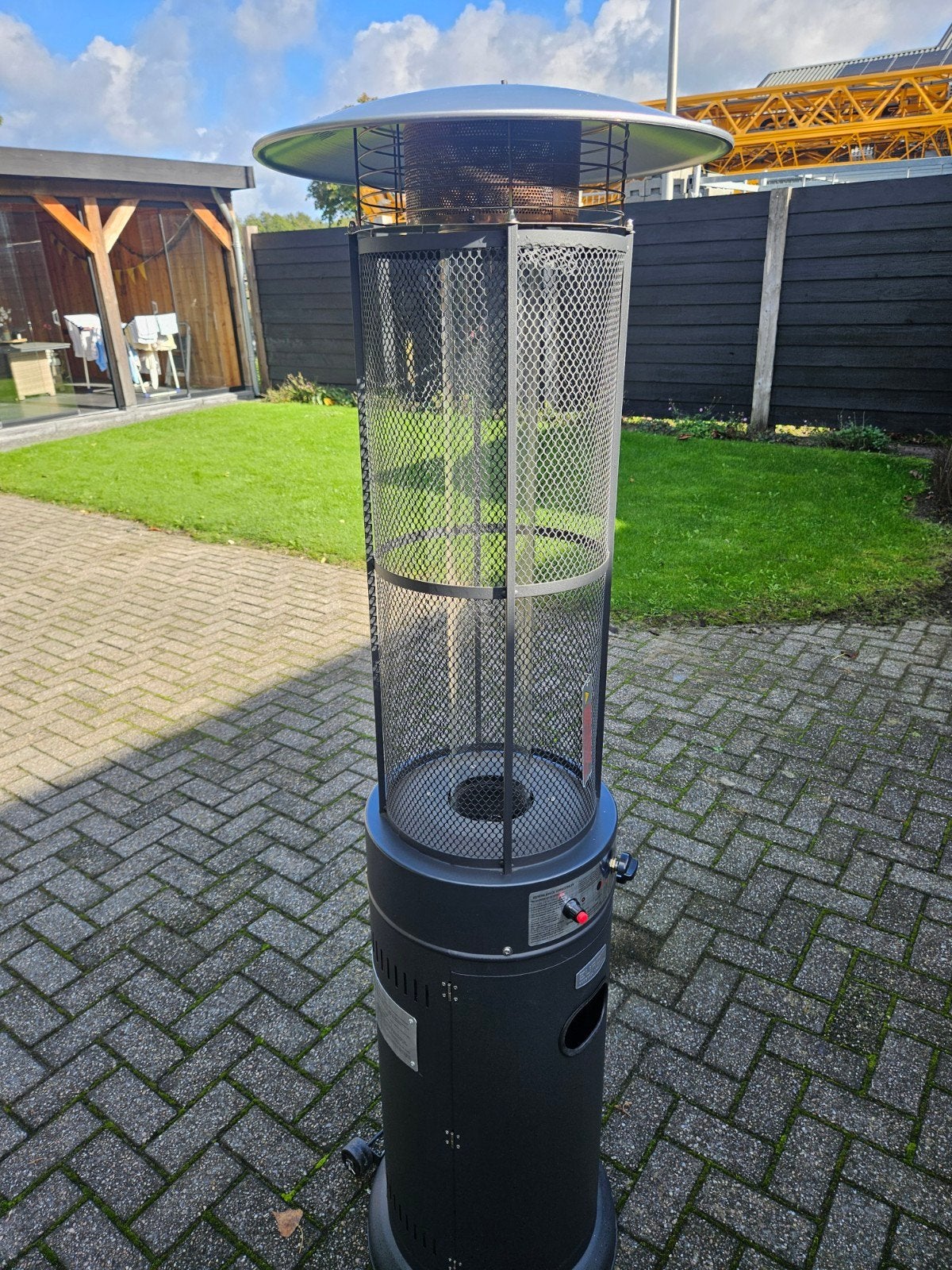 mooie terrasverwarming, Tuin en Terras, Ophalen, Zo goed als nieuw, Gas