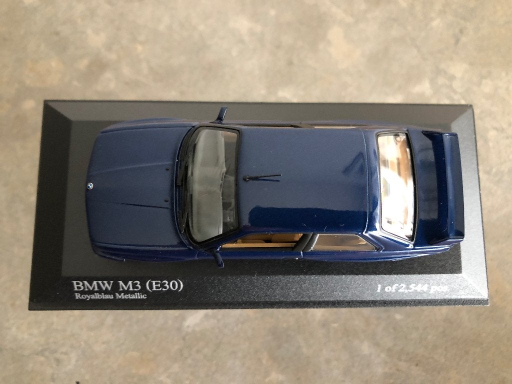 Mdl.032 Minichamps BMW E30 M3 [Street-version] 1987, Ophalen of Verzenden, Nieuw, Auto, MiniChamps