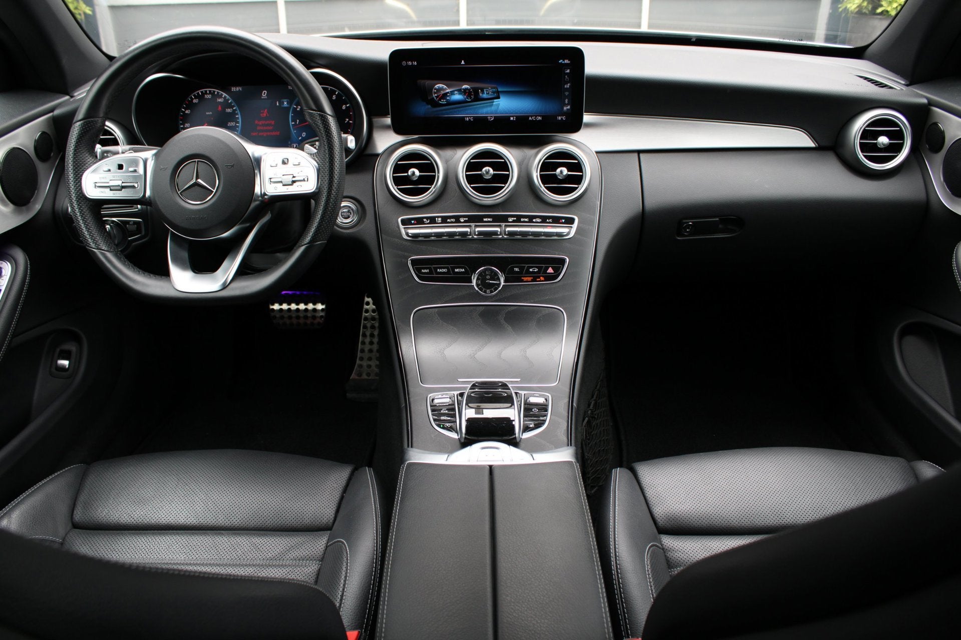 Mercedes-Benz C-klasse Cabrio 180 Premium Pack, Auto's, Adaptive Cruise Control, Gebruikt, Cabriolet, Bedrijf