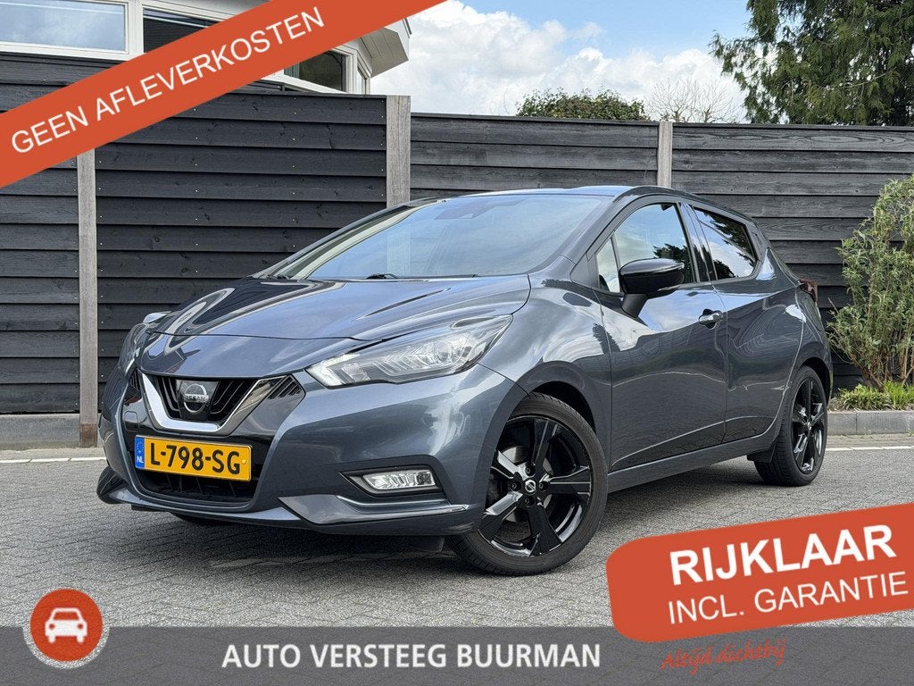 Nissan Micra N-Sport 1.0 IG-T 92PK Airco, Parkeersensoren, L, Auto's, Nissan, 12 maanden, LED verlichting, Origineel Nederlands