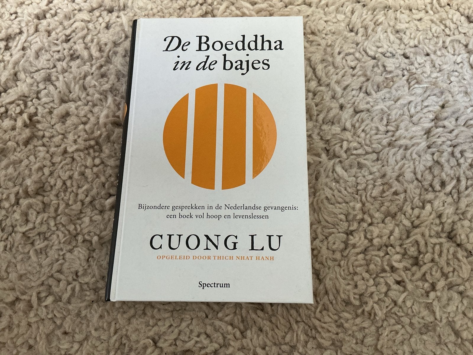 De Boeddha in de bajes - Cuong Lu opbr giro 555, Ophalen of Verzenden, Zo goed als nieuw, Spiritualiteit algemeen, Verhaal of Roman