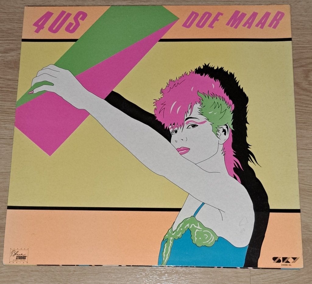 Doe Maar - 4us elpee, Cd's en Dvd's, LP, Overige genres, Beschermende buitenhoes, Ophalen of Verzenden