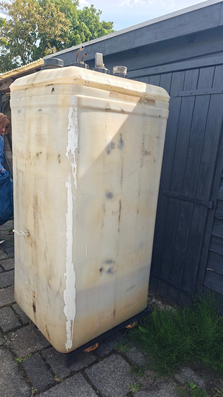 Dubbelwandige brandstoftank 800 liter - WERIT Techno 800 K, Ophalen