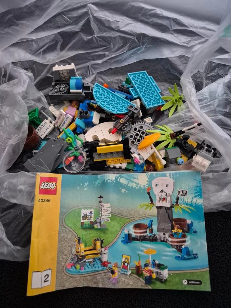 LEGO 40346 LEGOLAND Deel van de set met instructies, Ophalen, Gebruikt, Lego, Compleet