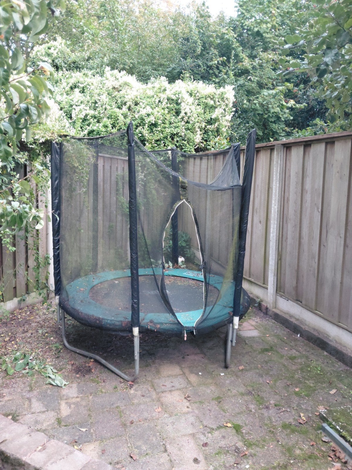 Trampoline met veiligheidsnet - Ø 1.80m, Ophalen, Gebruikt