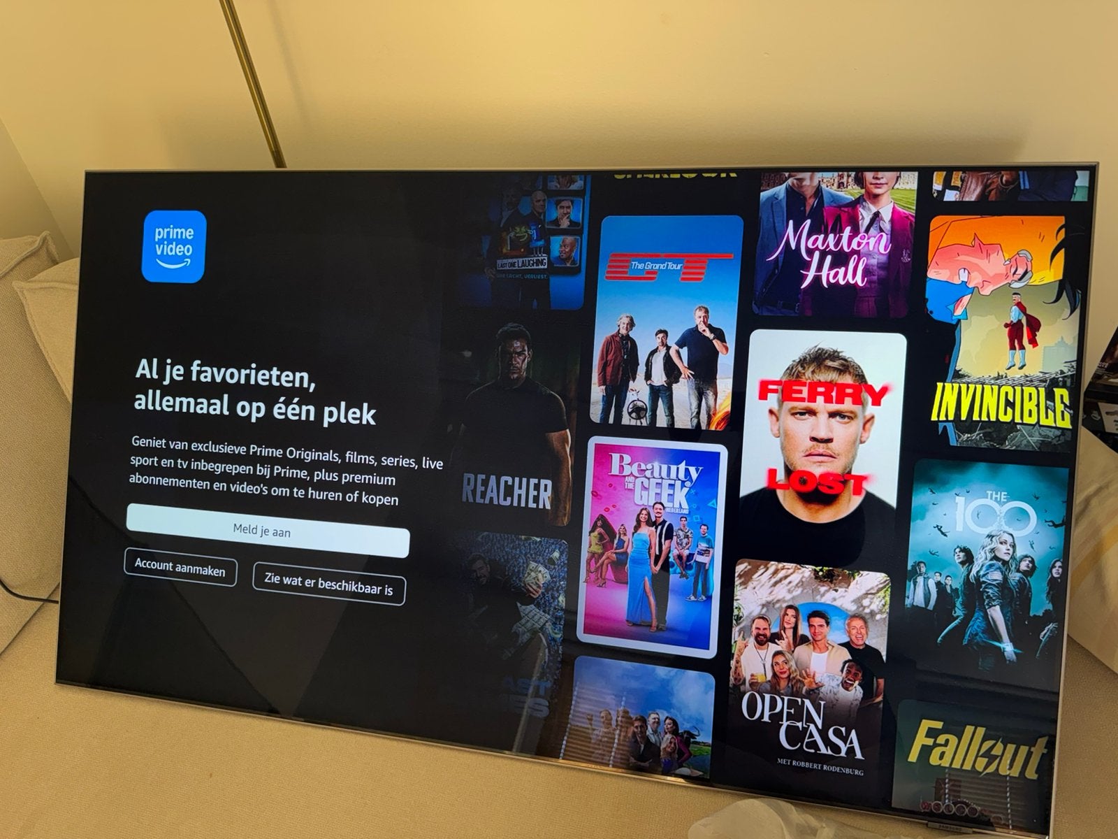 Samsung QE55QN85AAT 55 inch Neo QLED 4K Smart TV, Ophalen, QLED, 120 Hz, Zo goed als nieuw
