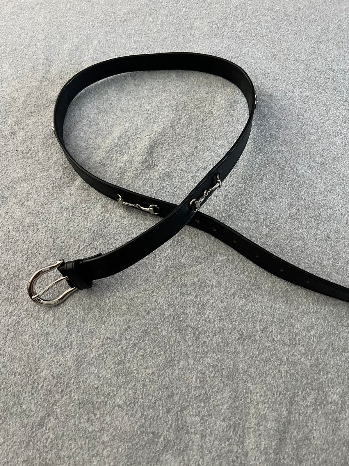 Paardijd riem met bitjes , zwart 95cm, Ophalen of Verzenden, Nieuw