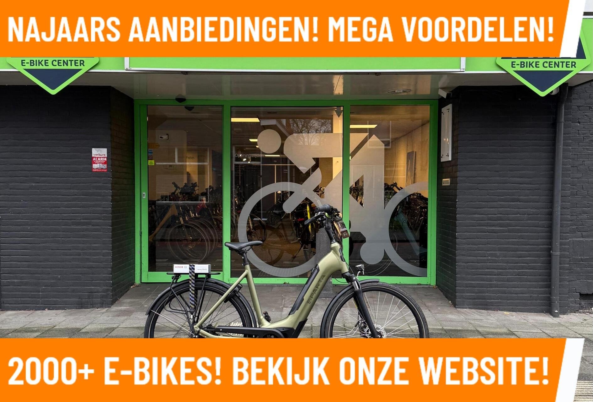 Sparta C-Grid Elektrische fiets met BOSCH midden motor ebike, Nieuw, 50 km per accu of meer, Sparta