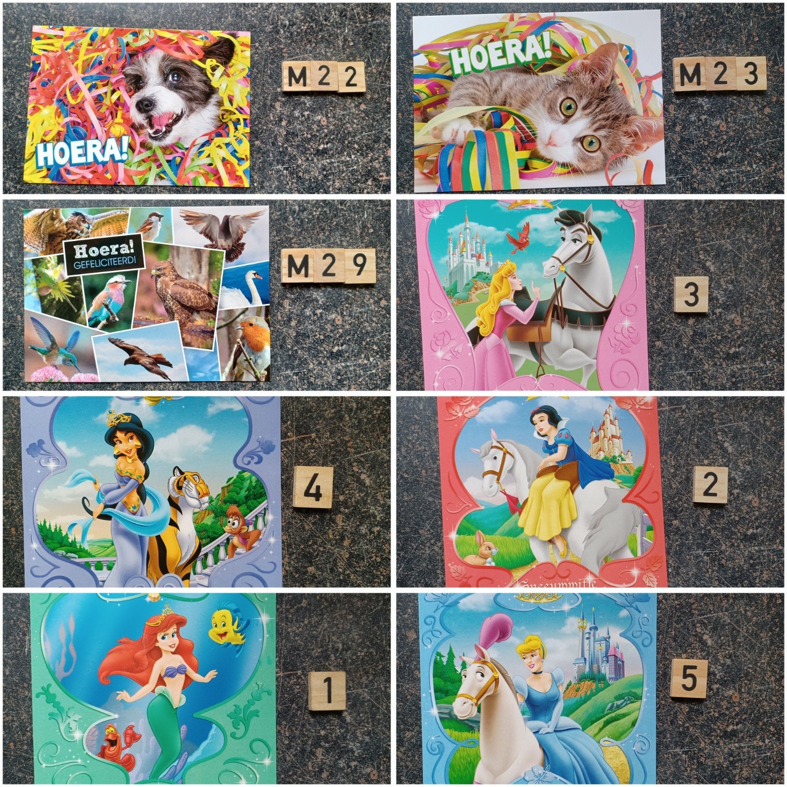 Pakketjes met ansichtkaarten voor kinderen
diverse pakketje, Ophalen of Verzenden, Nieuw, Overige typen, Verjaardag