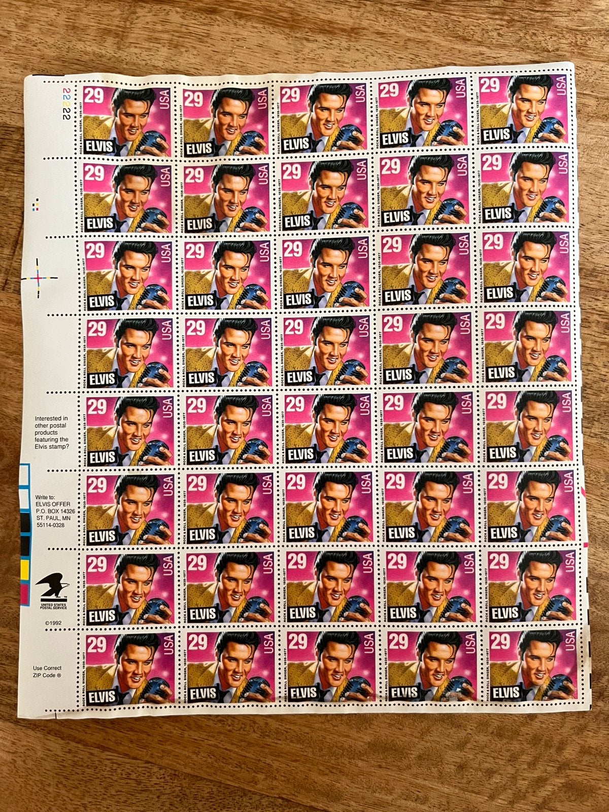 1977 Elvis Presley - 29 Cent Postzegel - vel 40 zegels, Ophalen of Verzenden, Midden-Amerika