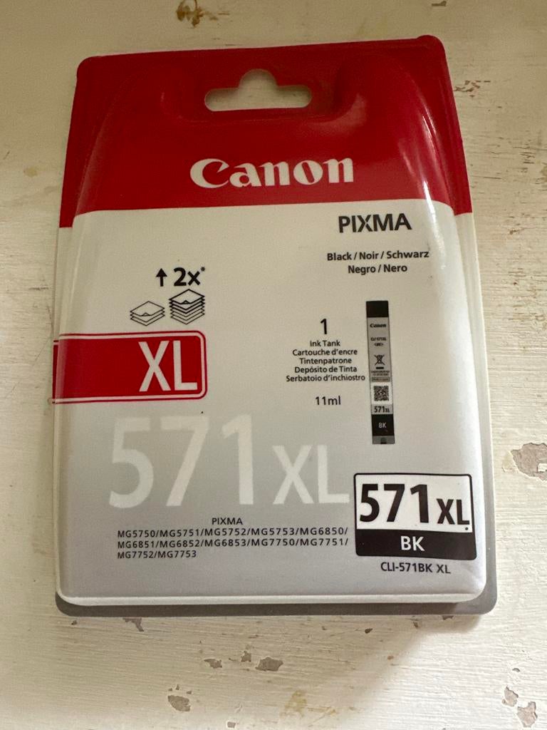 Canon PIXMA 571XL Zwarte Inktcartridge - Nieuw, Ophalen of Verzenden, Nieuw, Cartridge