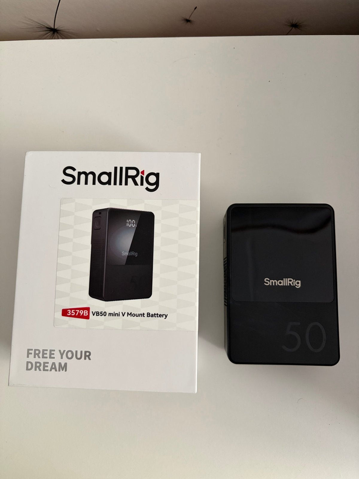 SmallRig 3579B VB50 mini V-Mount Batterij, Ophalen of Verzenden, Nieuw, Oplaadbaar