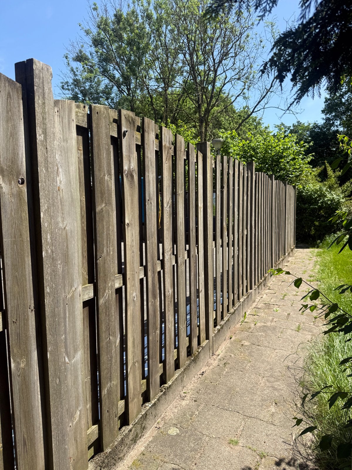 11 houten schuttingen (9x 180x180cm, 2x grotere maten), Ophalen, 6 meter of meer, Hout, 1 tot 2 meter