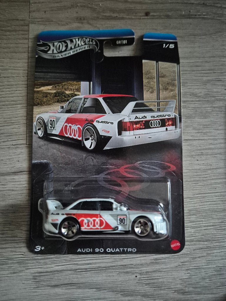 Hot Wheels Silver Series Audi 90 Quattro 1/5, Ophalen of Verzenden, Nieuw, Auto