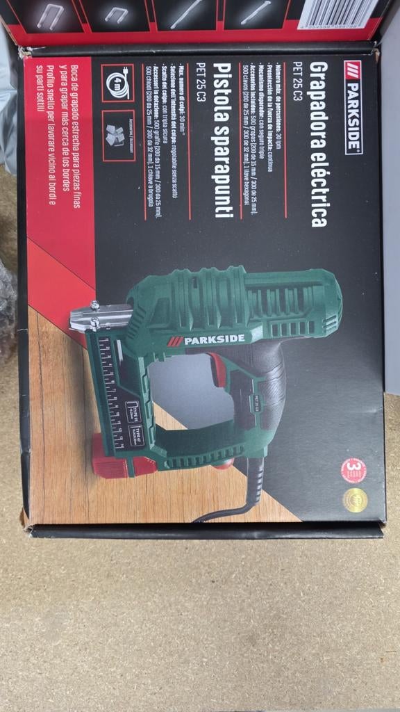 14x Elektrische spijkerpistool parkside PET 25 C3, Ophalen, Nieuw