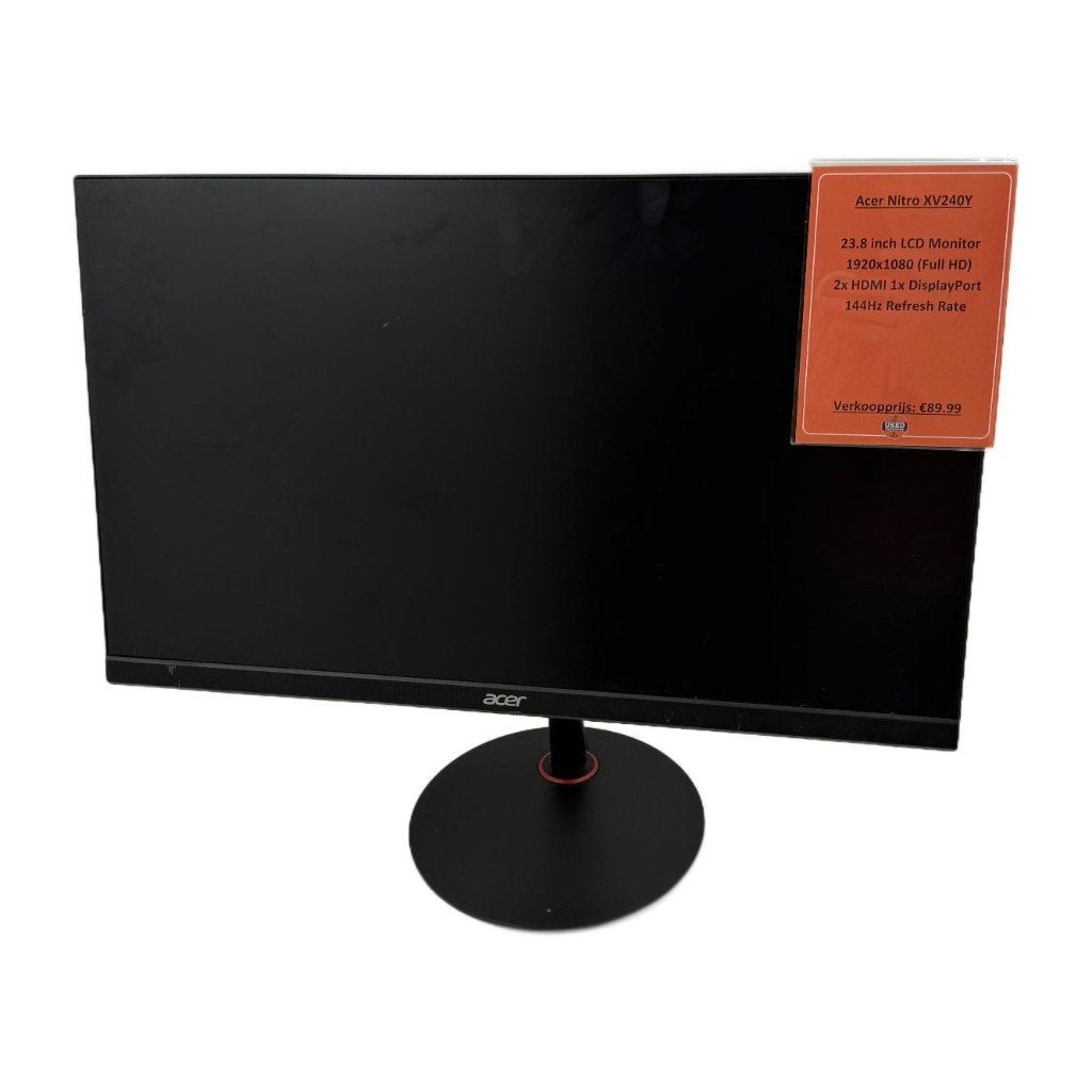 Acer Nitro XV240Y Monitor | Met garantie, Computers en Software, Monitoren, Ophalen, IPS, Acer Nitro, 101 t/m 150 Hz