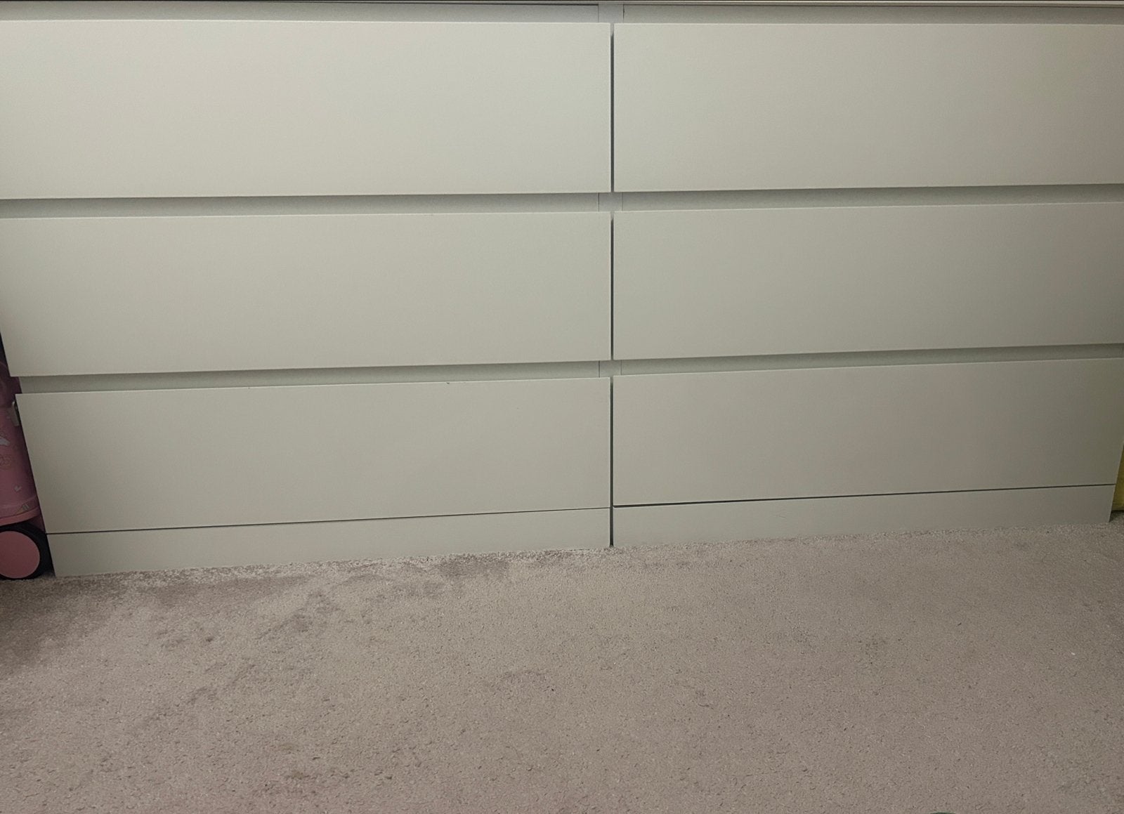 IKEA witte kast met 6 lades, Ophalen, Gebruikt, 5 laden of meer, 100 tot 150 cm