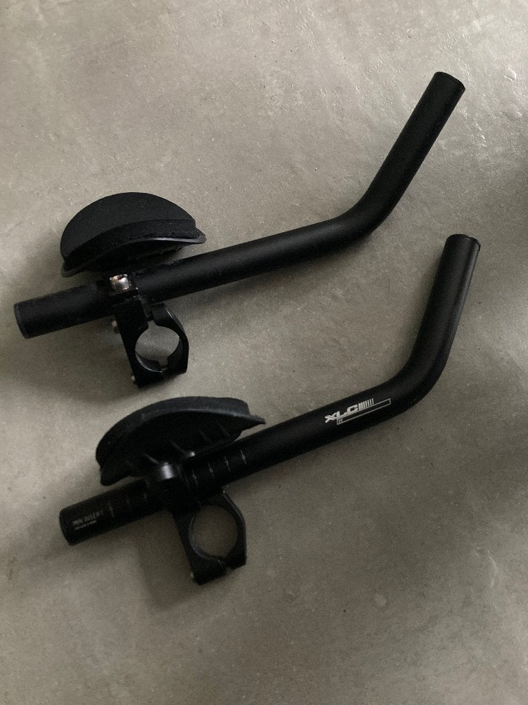 triatlon ligstuur XLC rr tri bar opzetstuur aluminium, Fietsen en Brommers, Stuur, Ophalen of Verzenden, Zo goed als nieuw, Gravelbike