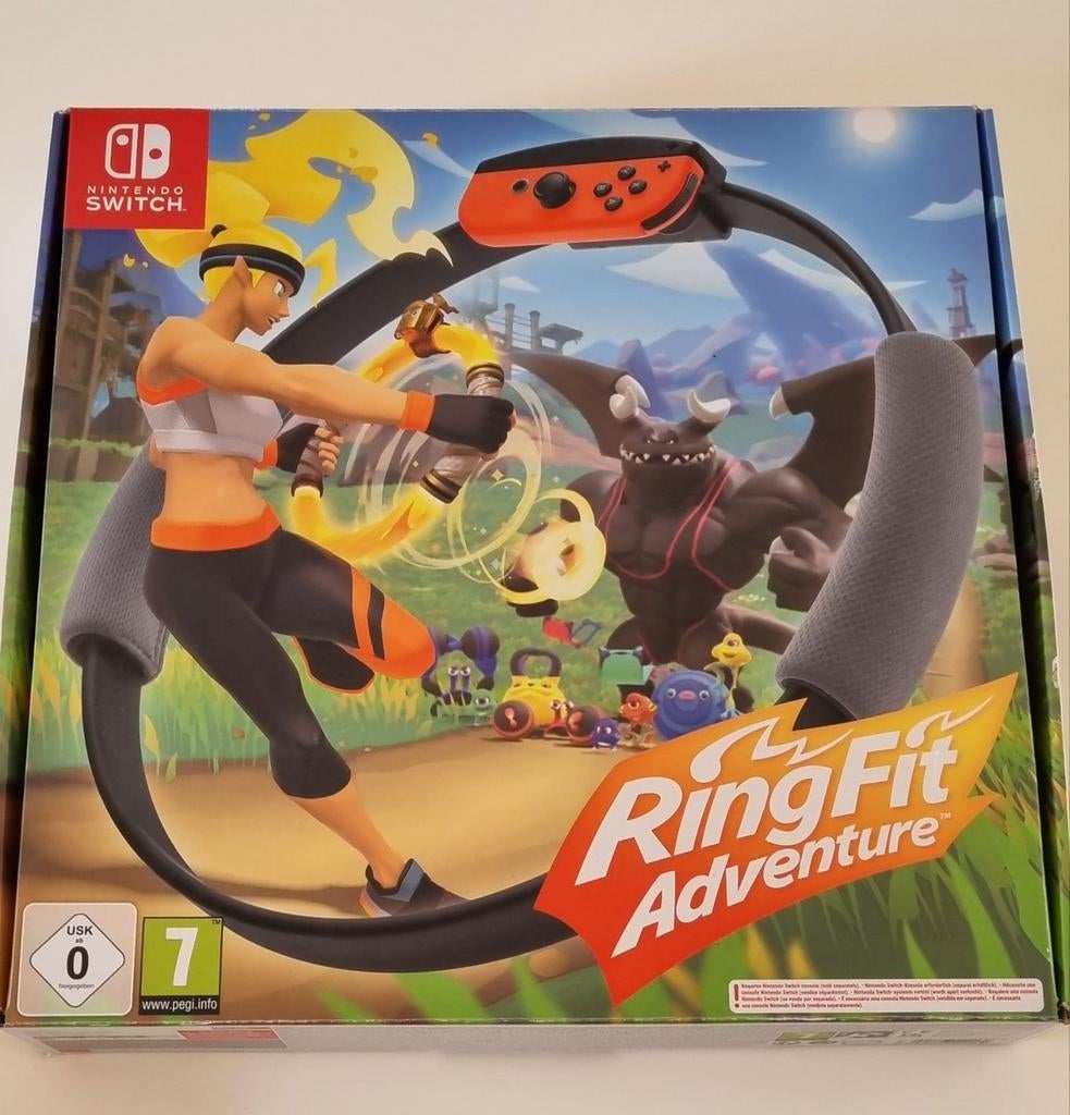 Nintendo Switch Ring Fit Adventure - Compleet en Z.G.A.N., 1 speler, Ophalen of Verzenden, Zo goed als nieuw, Sport