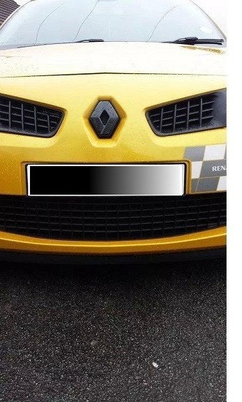Zwart logo cover RENAULT MEGANE 2 2000–2008 GT, RS 225 230, Auto diversen, Tuning en Styling, Ophalen of Verzenden, Toptuning