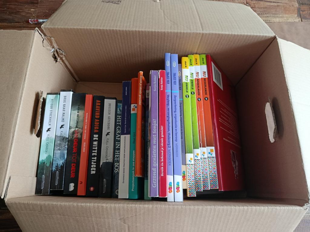 Verhuisdoos vol boeken, Ophalen of Verzenden, Zo goed als nieuw