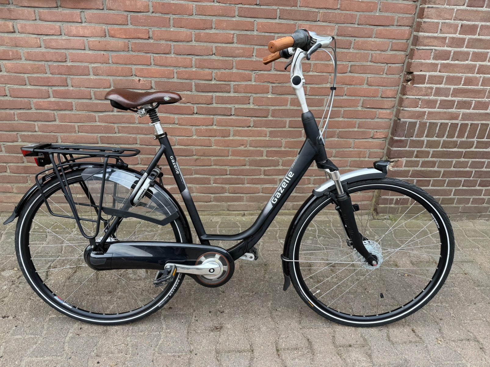 Zeer nette gazelle orange C7 damesfiets fiets, Fietsen en Brommers, Fietsen | Dames | Damesfietsen, Ophalen, Gebruikt, Versnellingen