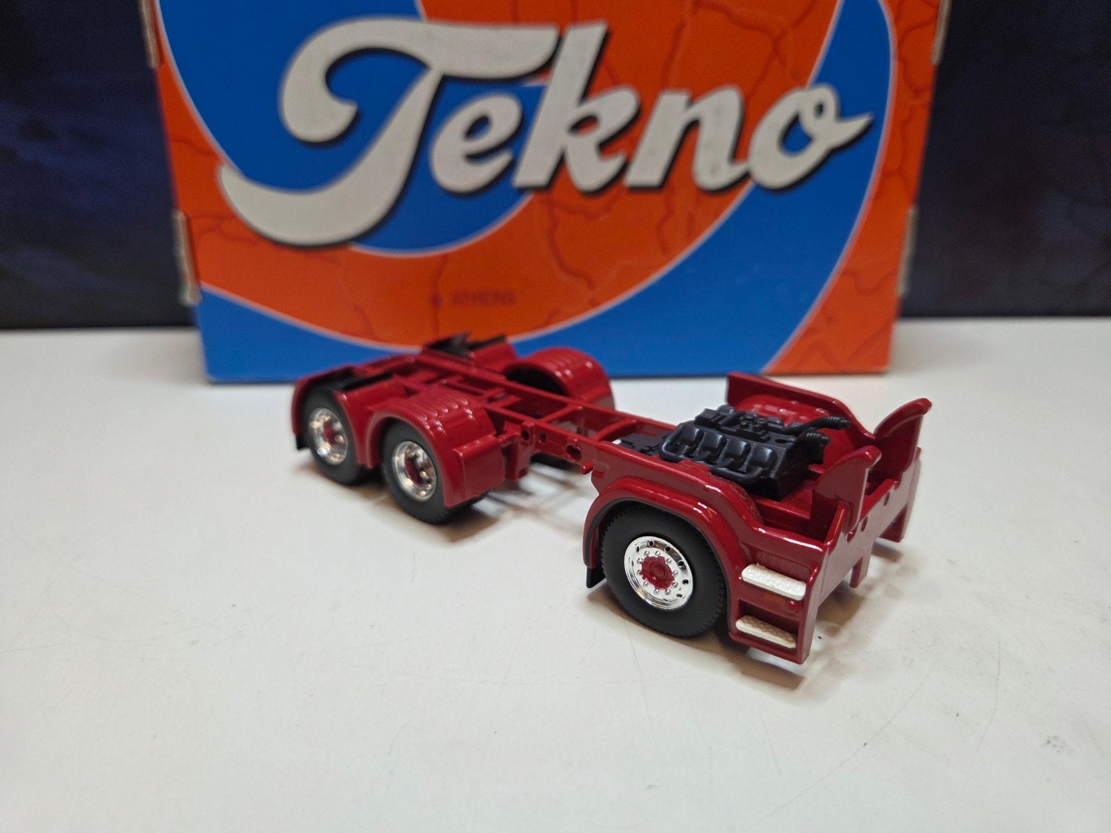 Tekno Scania R serie chassis 6x2, Overige merken, Auto, Ophalen of Verzenden, Mezendaal