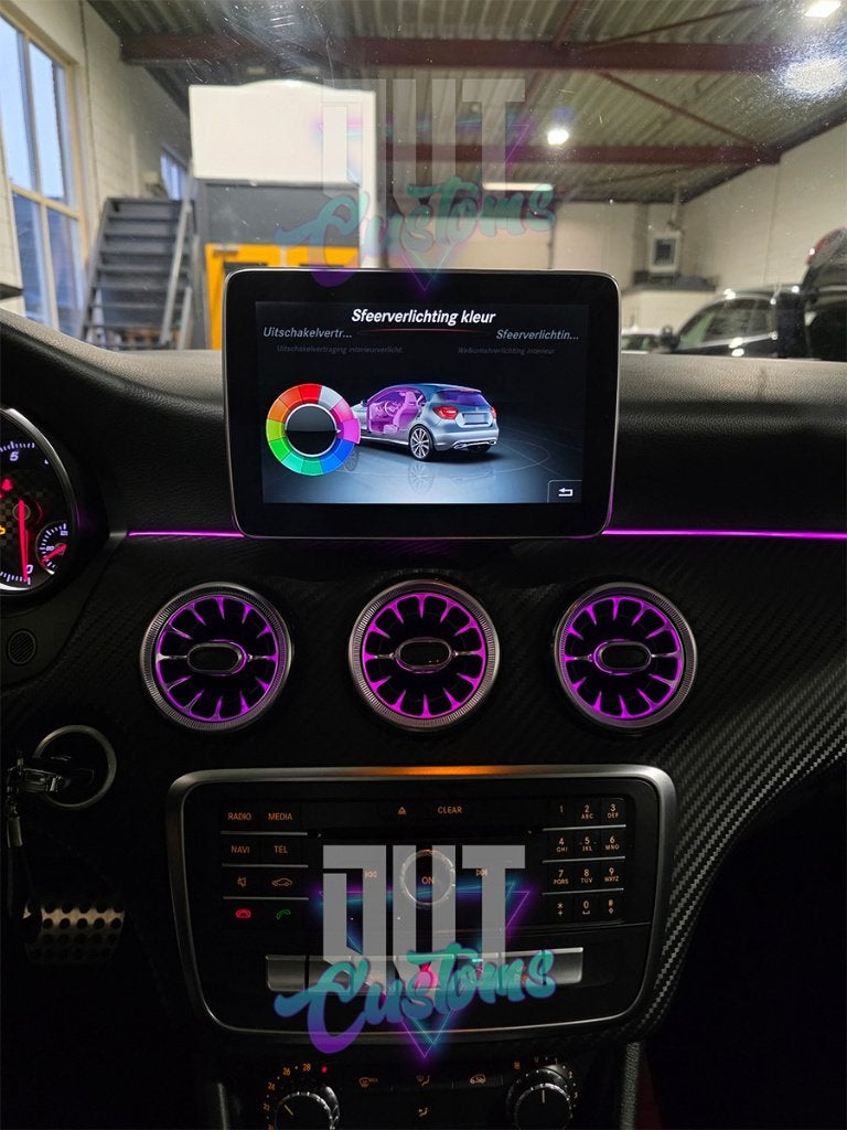 Mercedes CLA W117 Sfeerverlichting Ambient Light Inbouw, Ophalen, Info@dvtcustoms.nl, Mercedes-Benz, DVT Customs