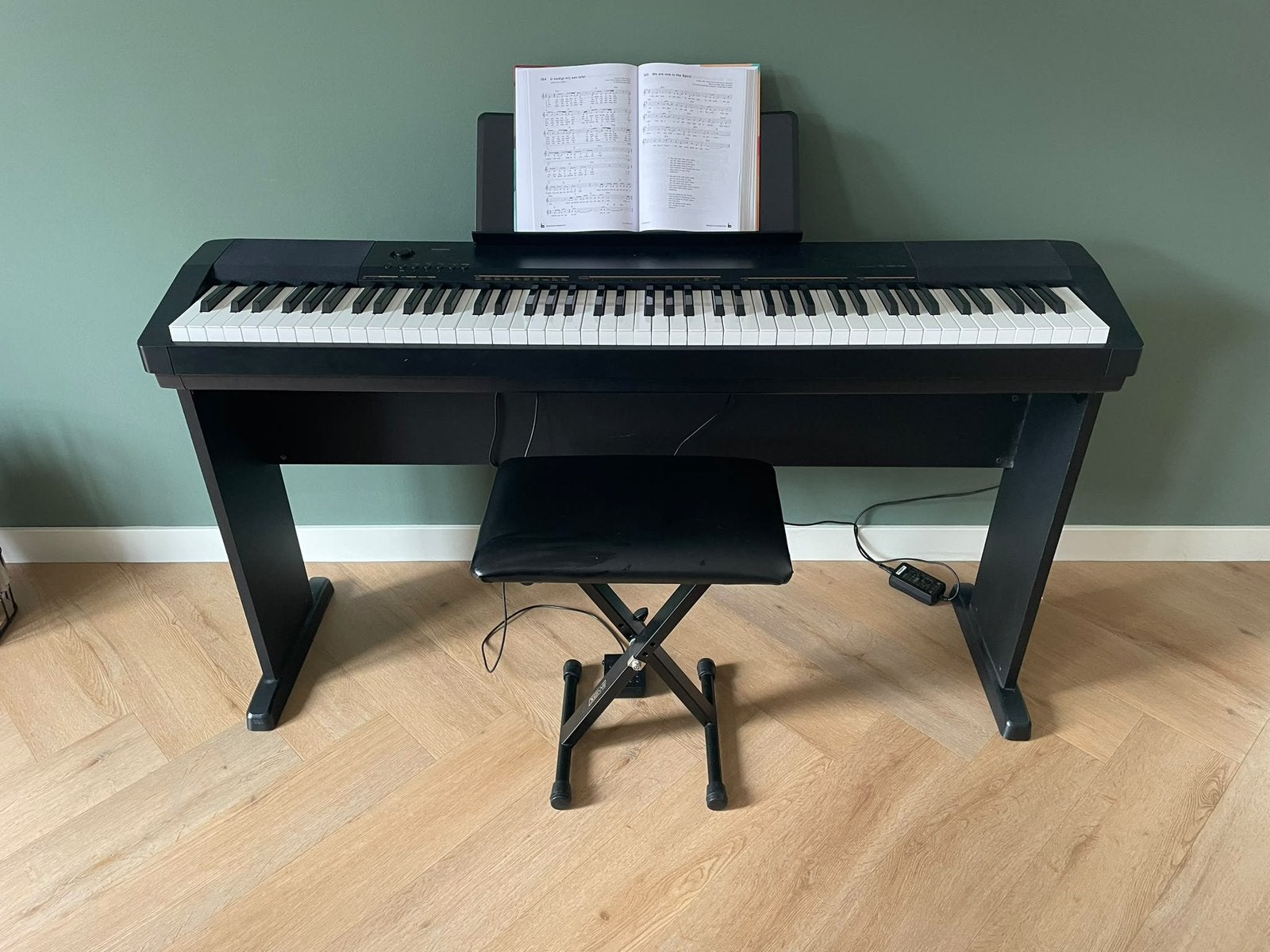 Casio CDP-130 / Digitale piano / Complete set / Keyboard, Ophalen, Gebruikt, Zwart, Digitaal