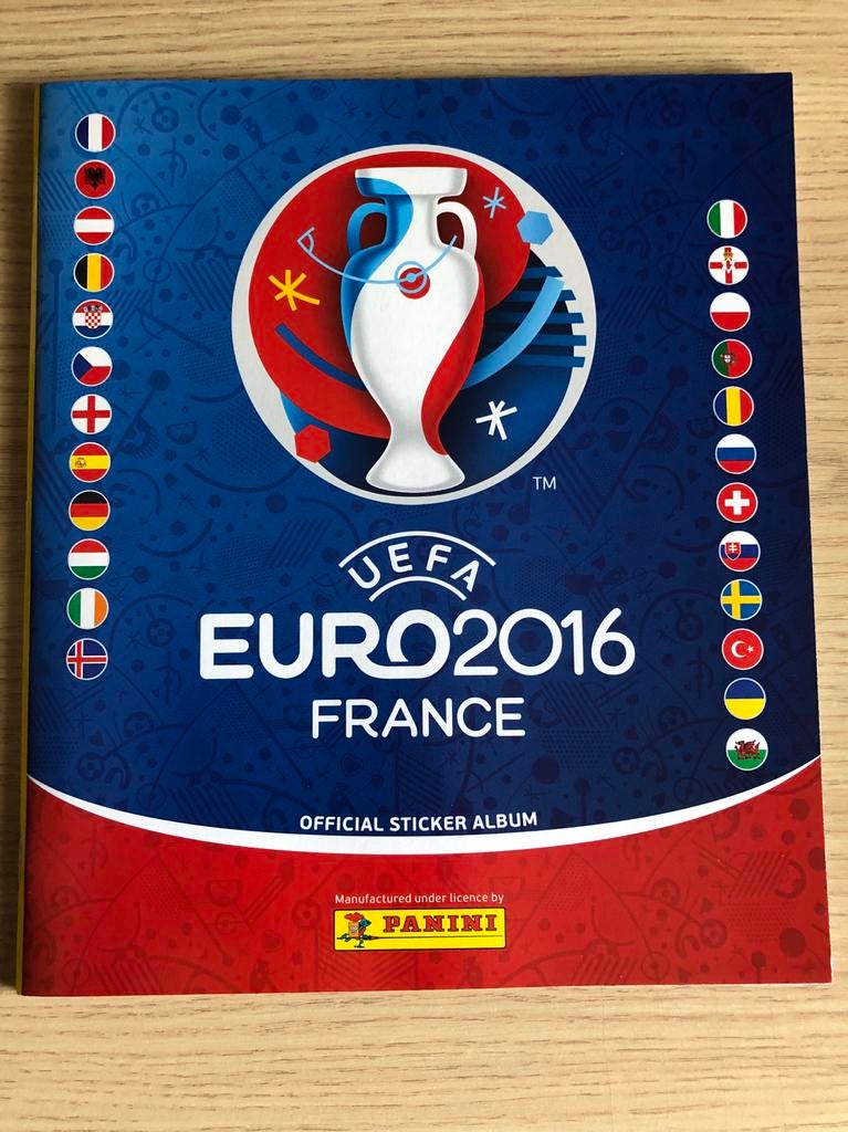 Panini UEFA EURO 2016 Leeg Album, Ophalen of Verzenden, Zo goed als nieuw, Sticker