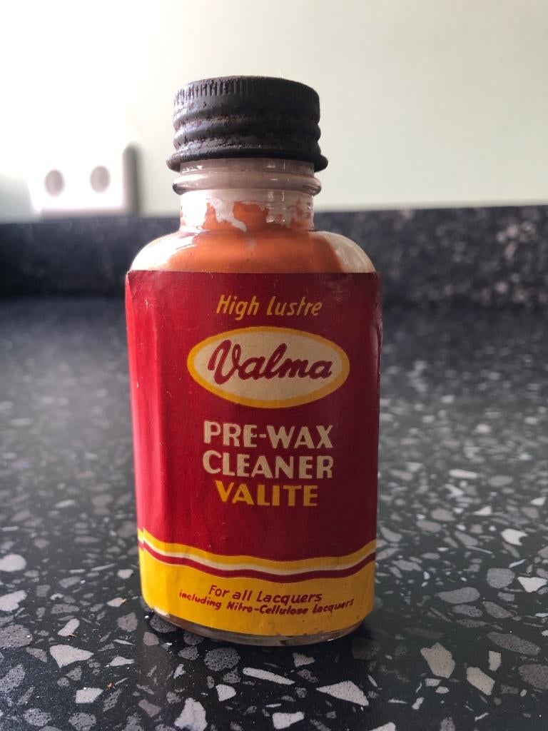 Oud Valma Pre-Wax cleaner Valite. Valma Holland., Verzamelen, Ophalen of Verzenden, Gebruikt, Gebruiksvoorwerp