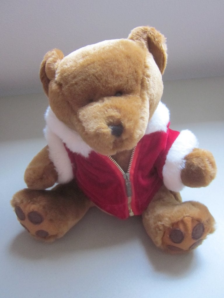 Deen bruin zacht pluche grote beer/eland Polyacryl knuffel, Kinderen en Baby's, Speelgoed | Knuffels en Pluche, Overige merken