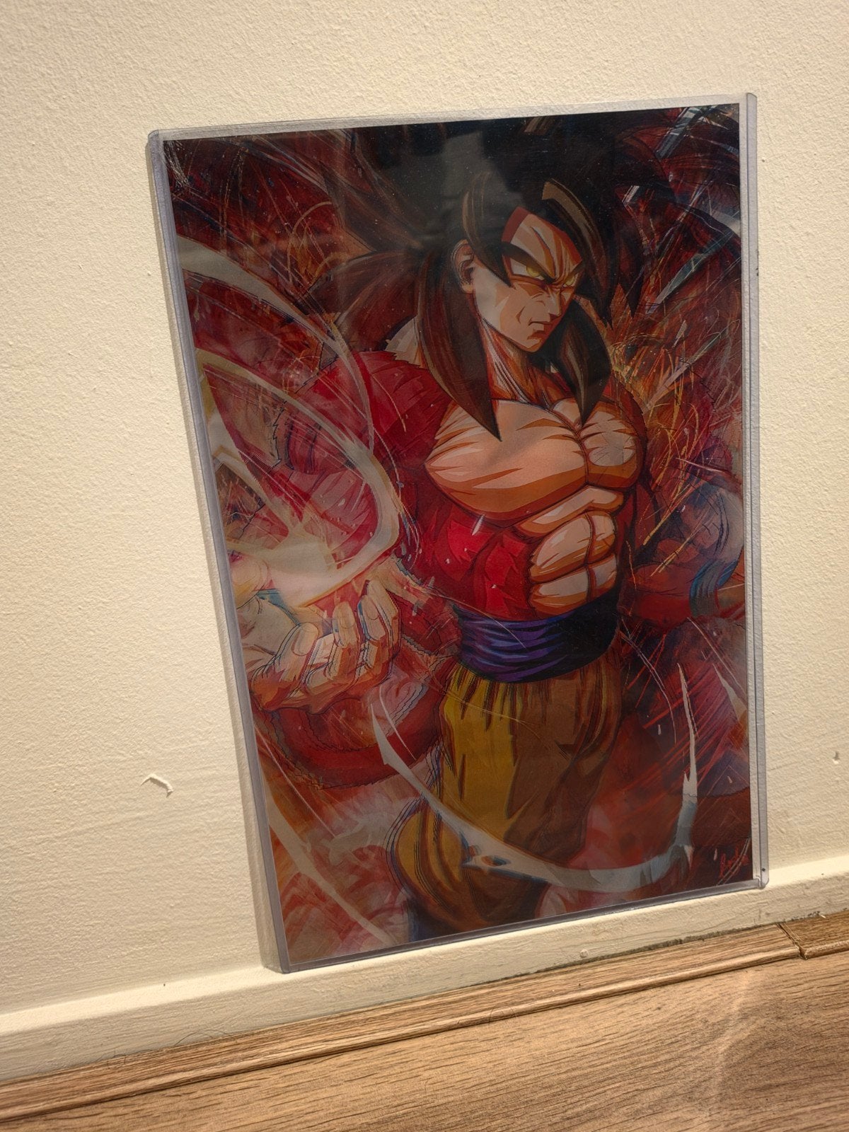 Dragon Ball Z Lenticulaire Poster - Goku, Vegeta, Gogeta, Ophalen, Zo goed als nieuw