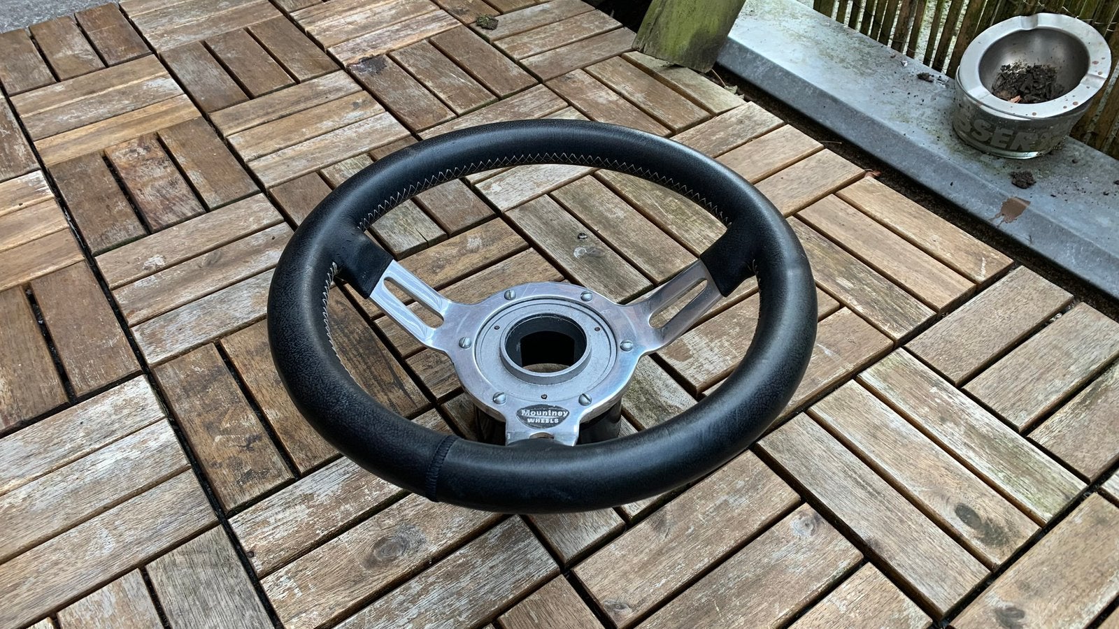 Mountney Classic mini stuur met leder, Ophalen, Gebruikt