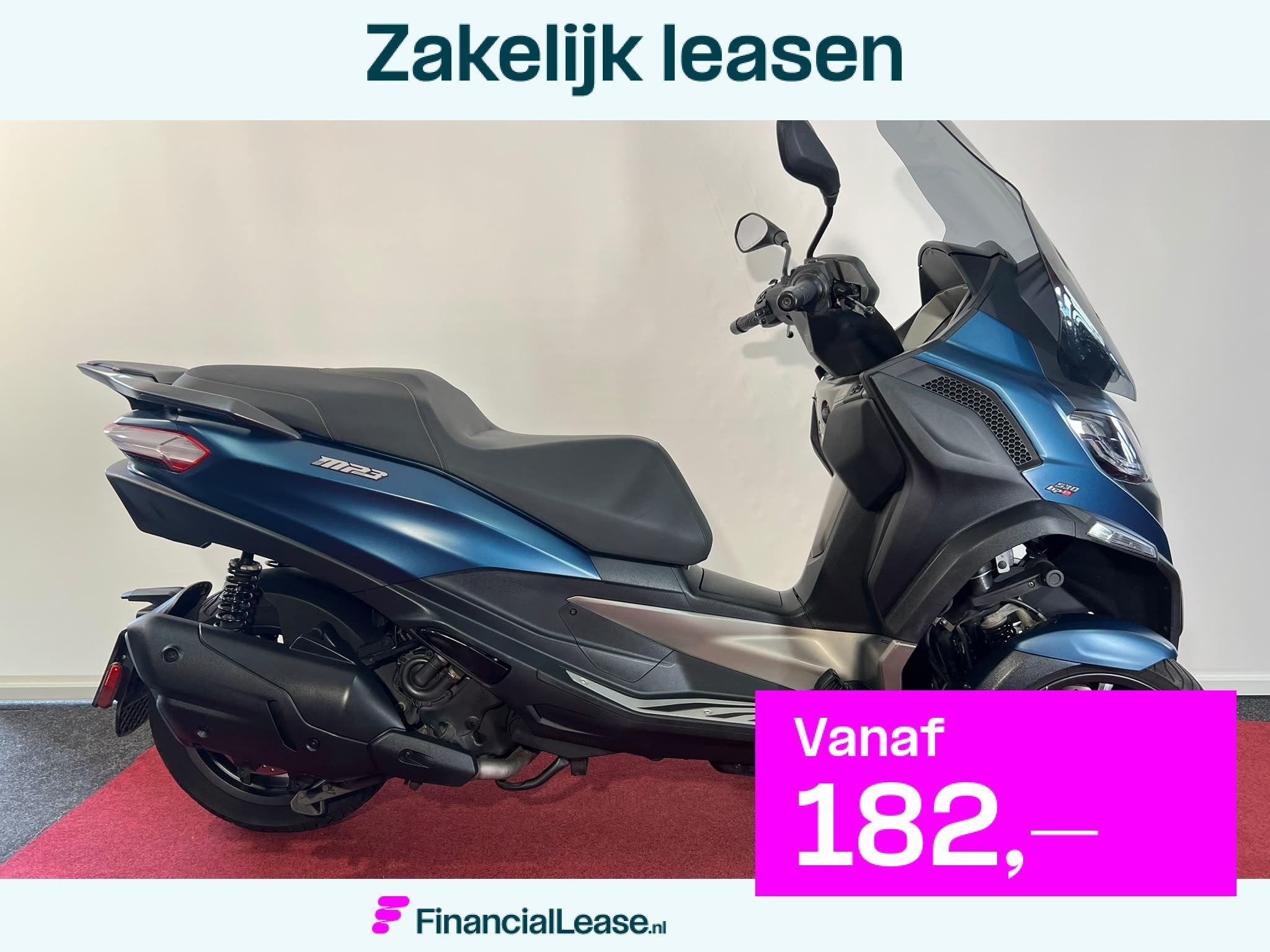 Piaggio 530 MP3 HPE Exclusive, Traction Control, Bedrijf, 12 t/m 35 kW, Scooter