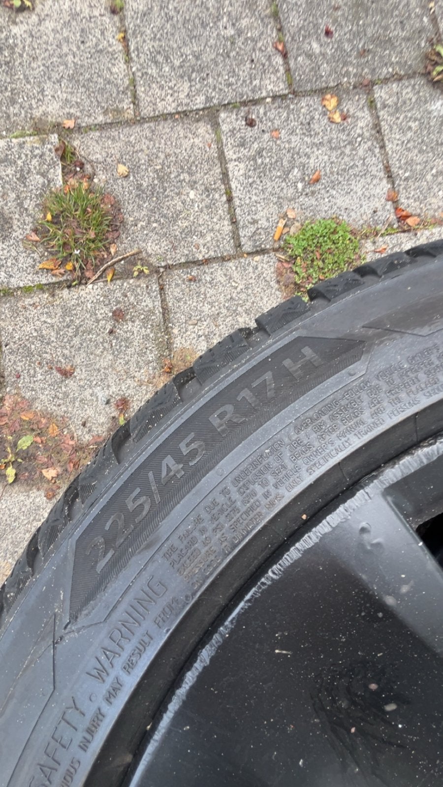 BMW velgen met winterbanden 225/45 R17 H, Motoren, Ophalen, Gebruikt