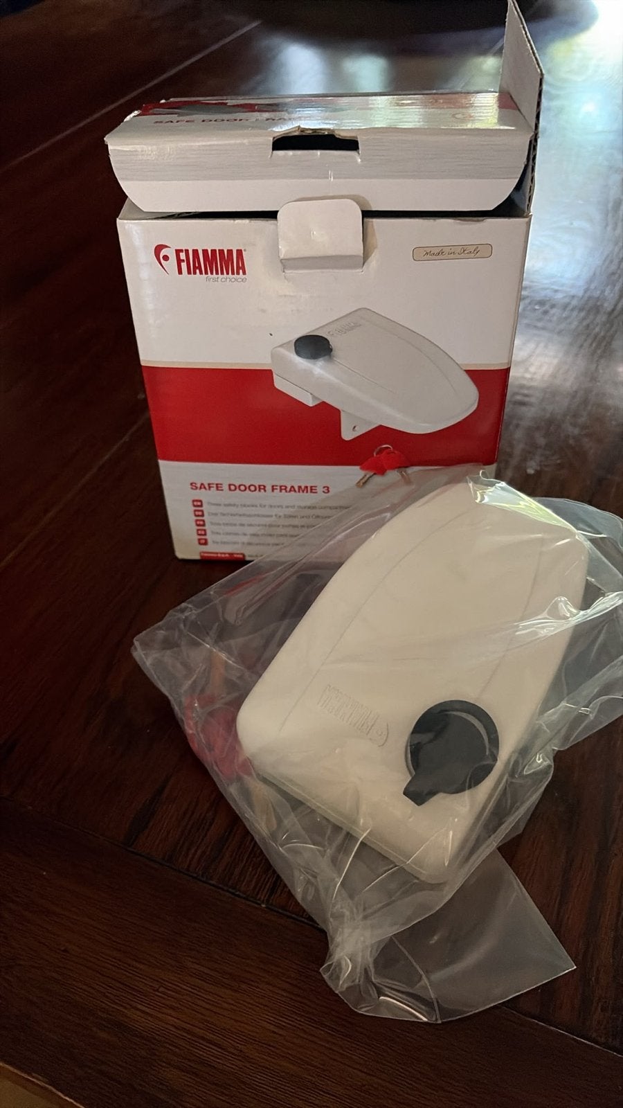 Fiamma Safe Door Frame 1 Wit - Extra beveiliging camper/cara, Ophalen, Nieuw