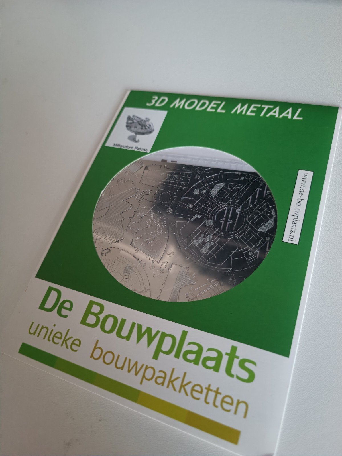 Millennium Falcon 3D Model Metaal Bouwpakket, Ophalen of Verzenden, Nieuw, Replica