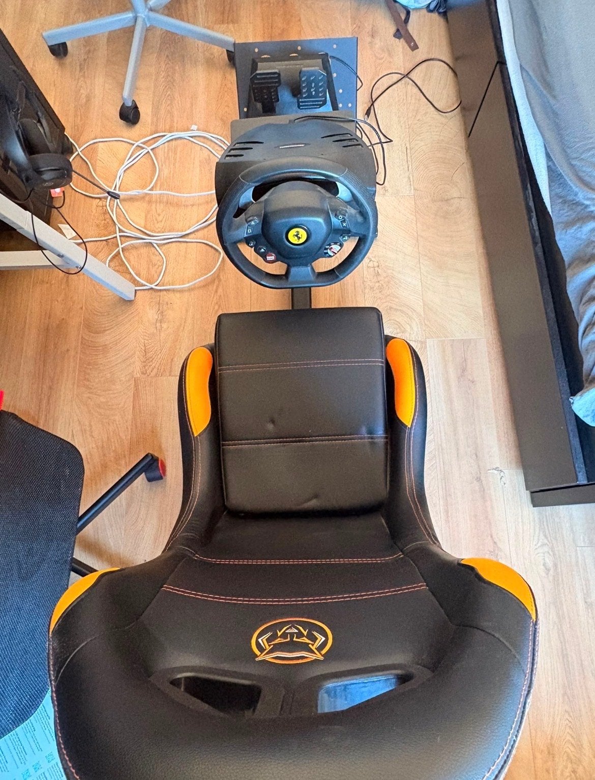 Thrustmaster Ferrari stuur met pedalen en Playseat, Ophalen, Overige merken, Gebruikt