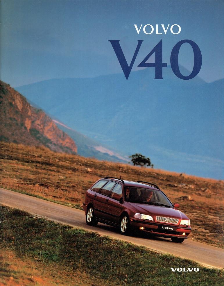 Folder Volvo V40 (1997), Verzenden, Gelezen, Volvo