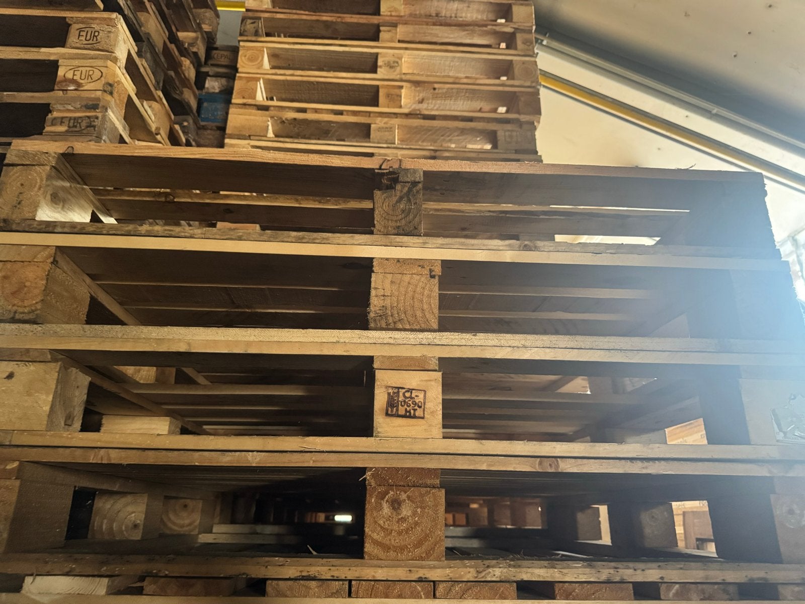 Blokpallets, Ophalen