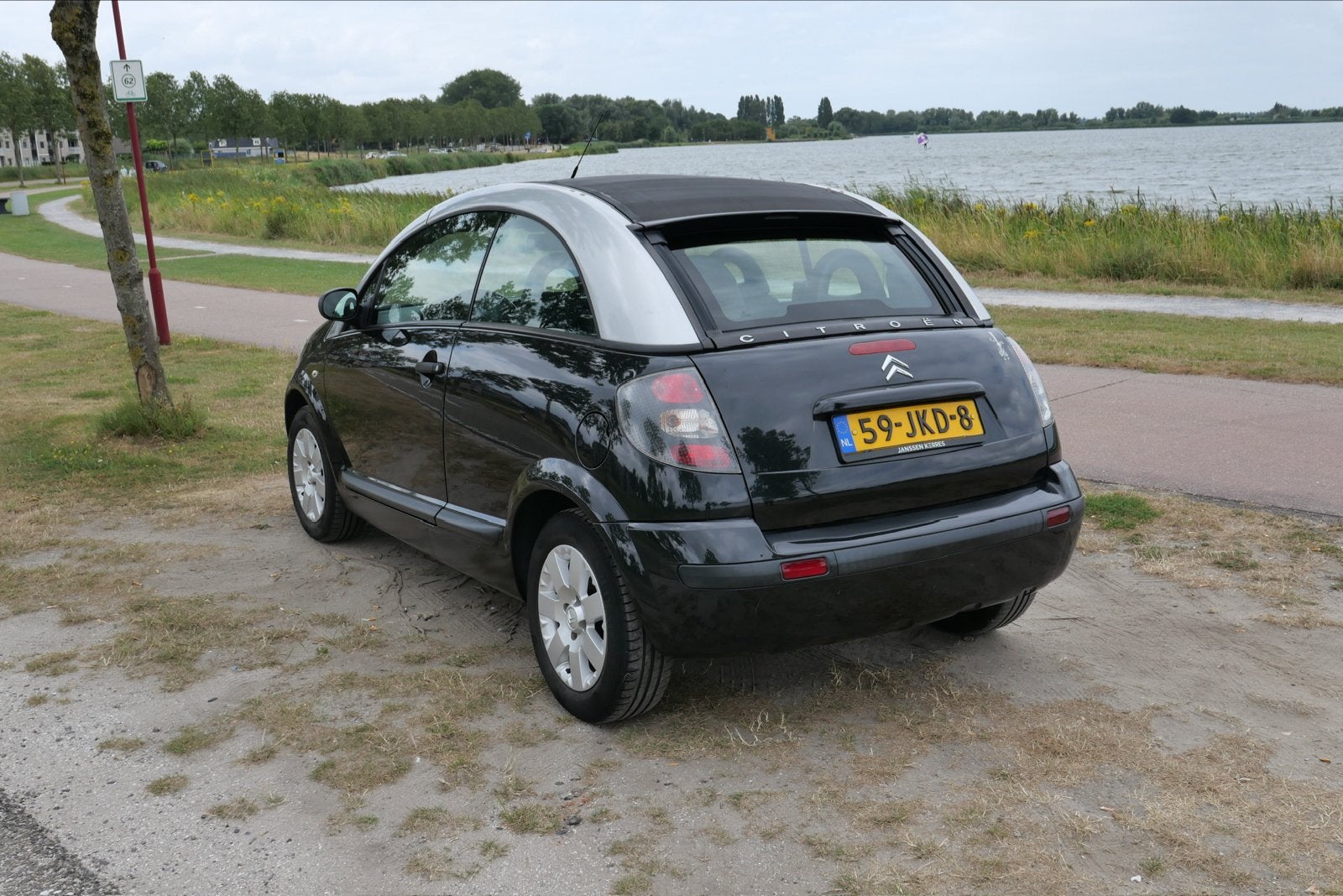 Citroën C3 Pluriel 2009 142500 km, Voorwielaandrijving, Stof, Zwart, Cabriolet