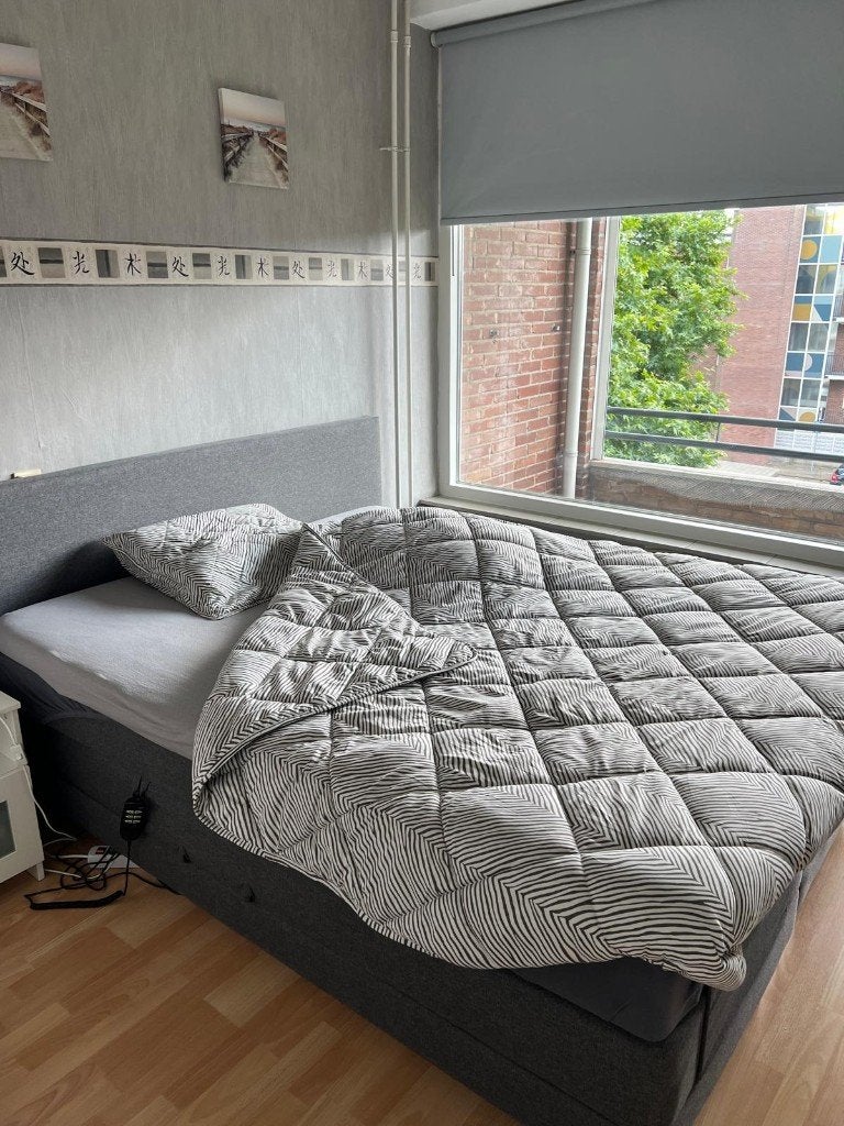 Boxspring, Ophalen, Tweepersoons, Zo goed als nieuw, 200 cm