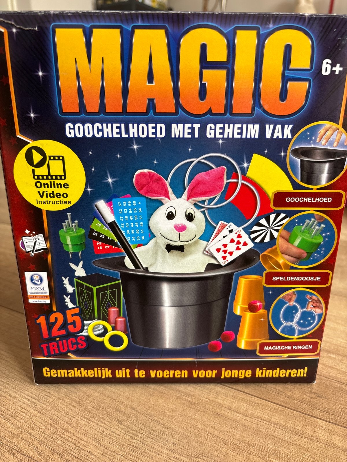 Magic Goochelhoed met Geheim Vak - 125 Trucs, Ophalen of Verzenden, Zo goed als nieuw, Jongen of Meisje