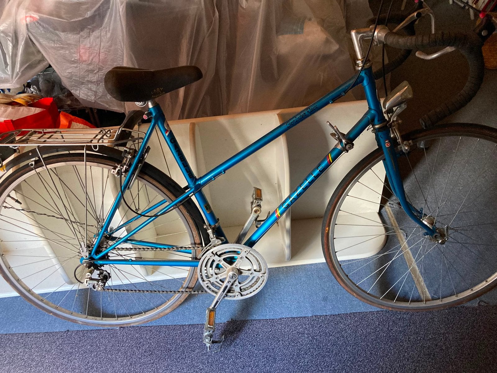 Gazelle Sprinter Dames Racefiets - 2e hands, 28 inch, 10 tot 15 versnellingen, Velgrem, Ophalen of Verzenden