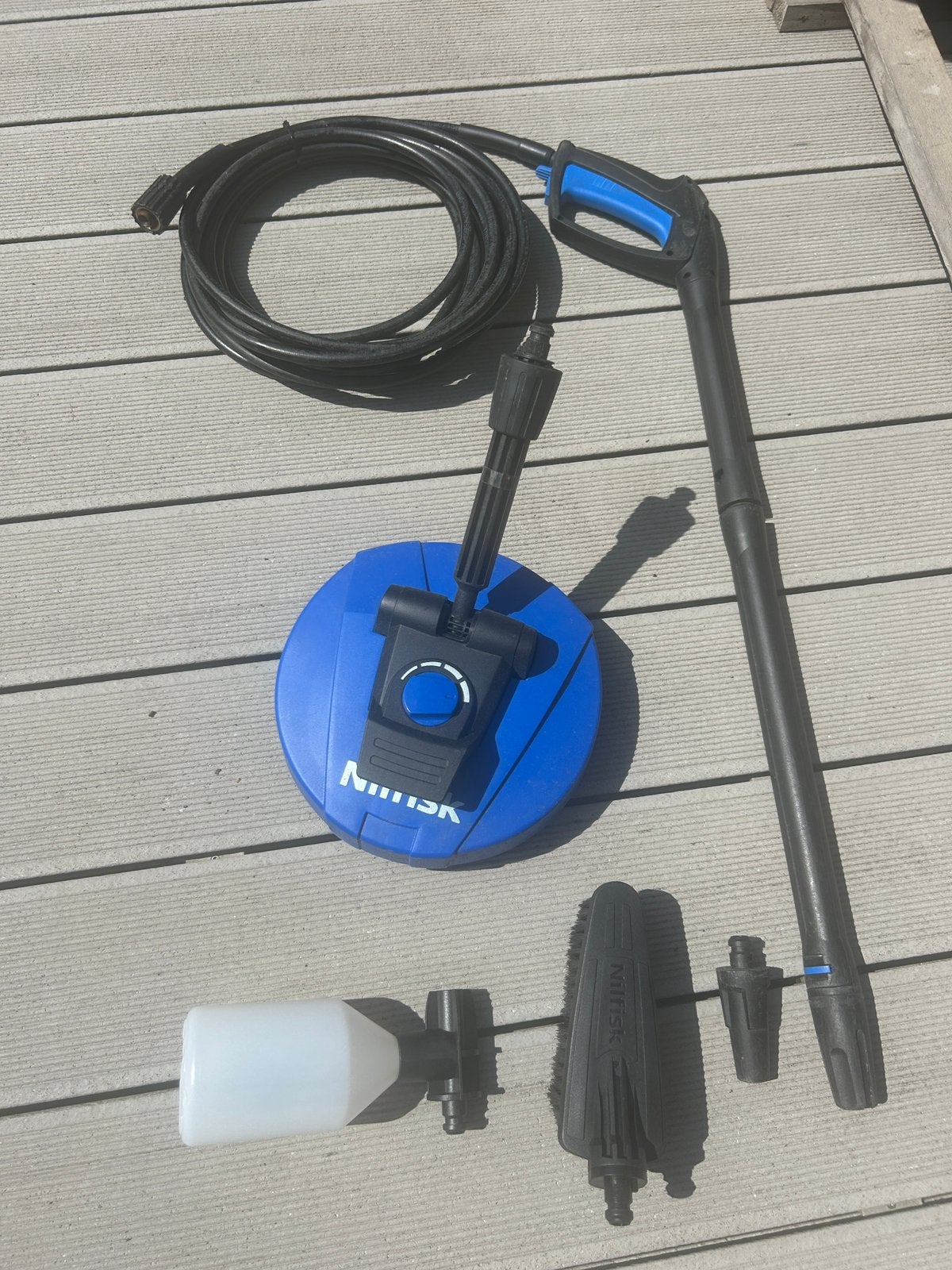 Nilfisk hogedrukreiniger toebehoren, Tuin en Terras, Hogedrukreinigers, Ophalen, Zo goed als nieuw, Elektrisch